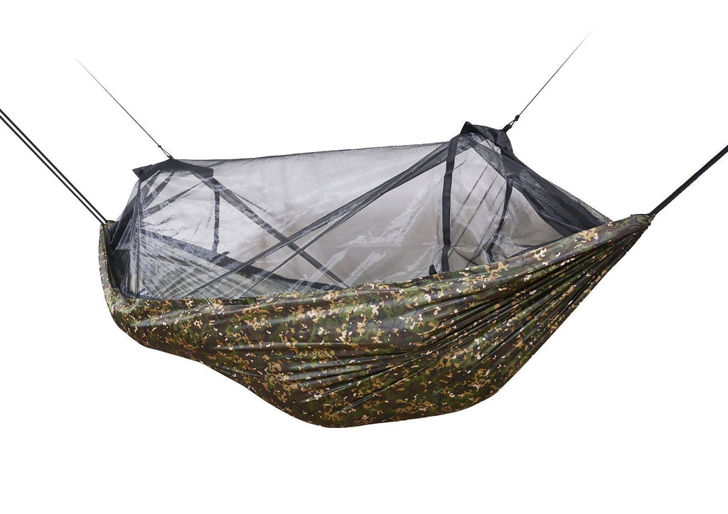 DD Hammocks Frontline Hammock - MC: Lightweight Camouflage Jungle Hammock With Mosquito Net For Camping And Hiking