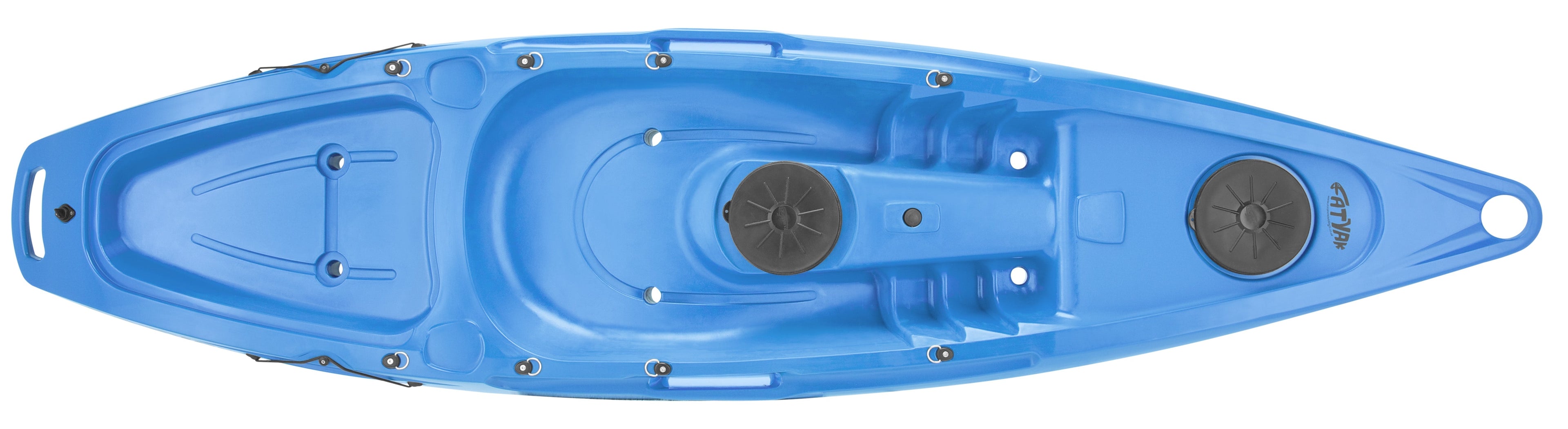 Kaafu Solo Fishing Kayak | Plastic Neutral | Blue | Complete Package