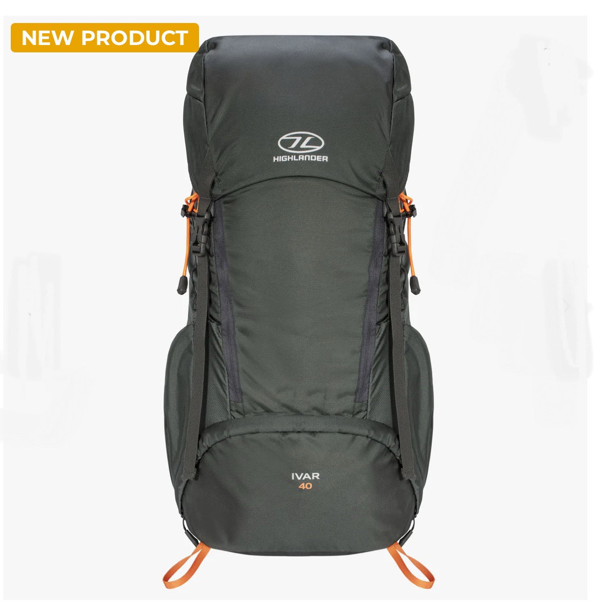 Ivar Rucksack 40L men’s black by Highlander