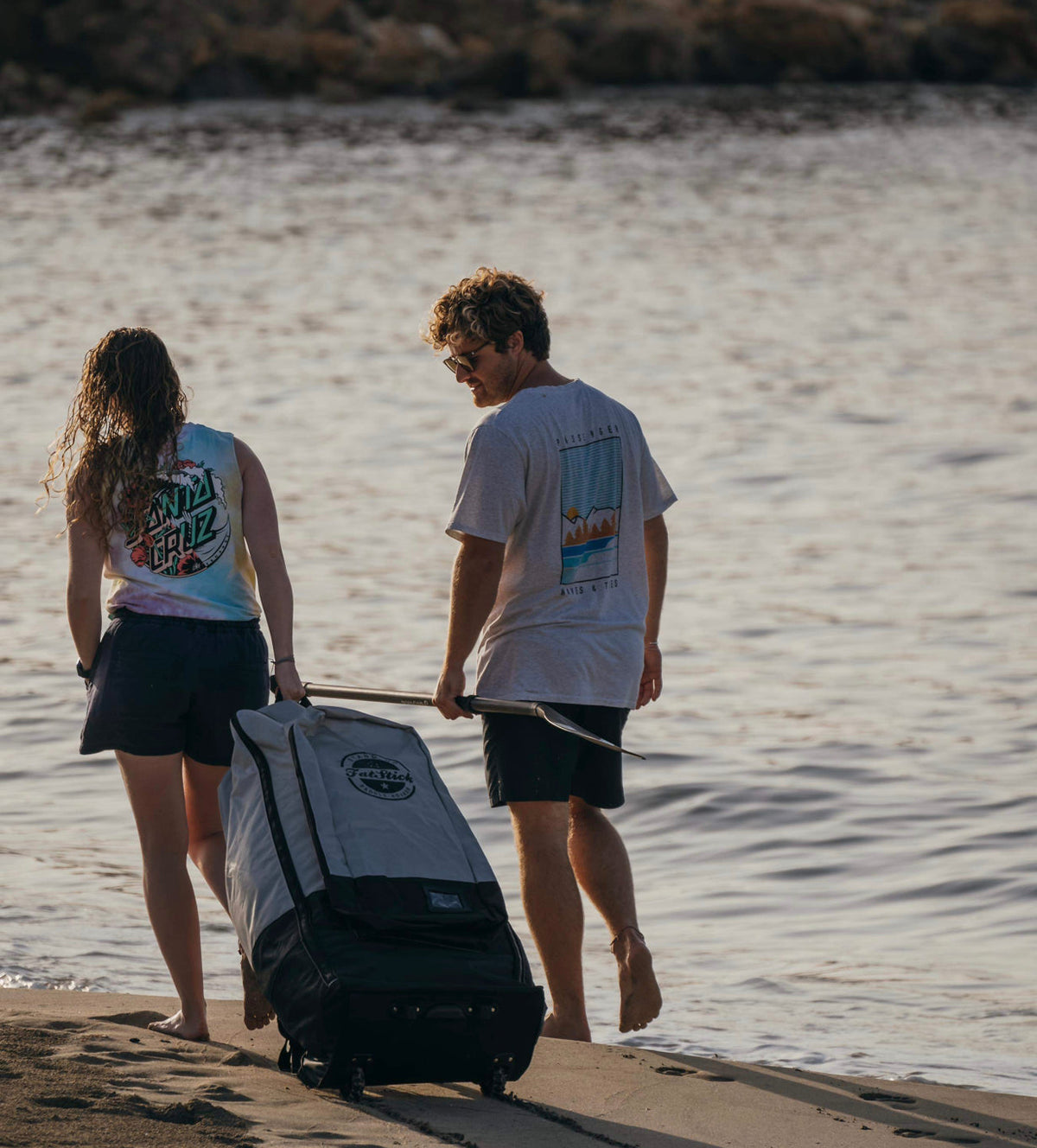 FatStick Wheeled Storage Bag Backpack for inflatable paddle boards
