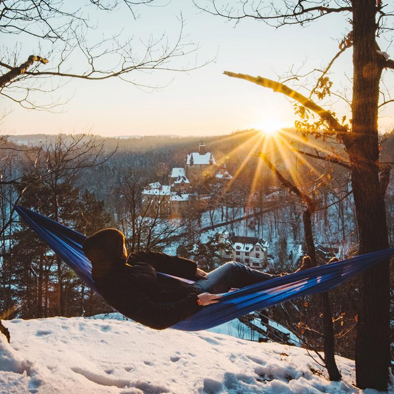 Travel Hammock Set Blue