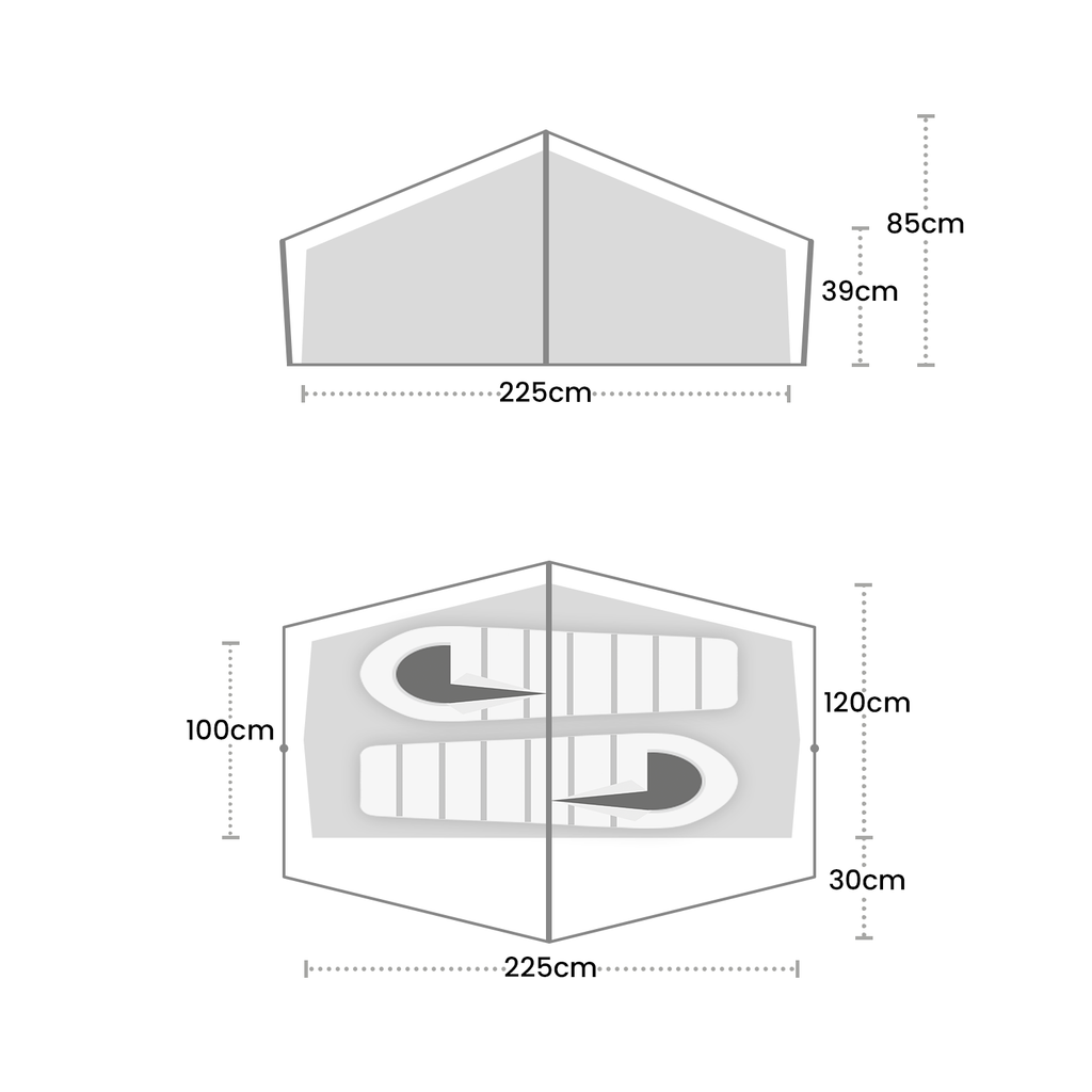 Wild Country Zephyros Compact 2 Tent With Footprint