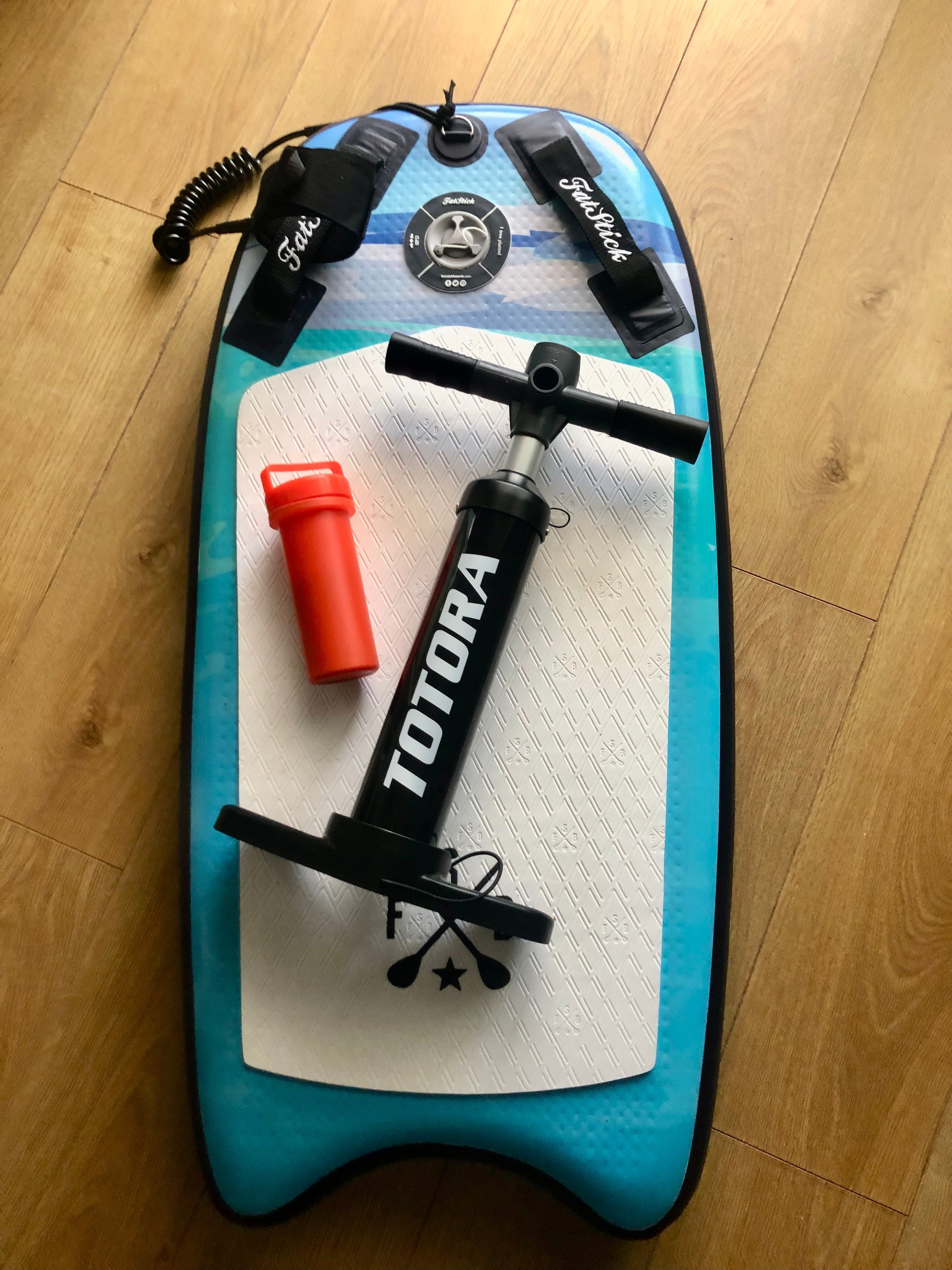 Inflatable 43 FatStick Body Board Package